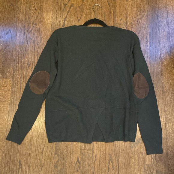 Autumn Cashmere Side Elbow Patch Sweater - Picture 4 of 8